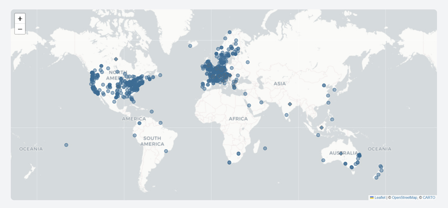 Graphic of TSOSI Map